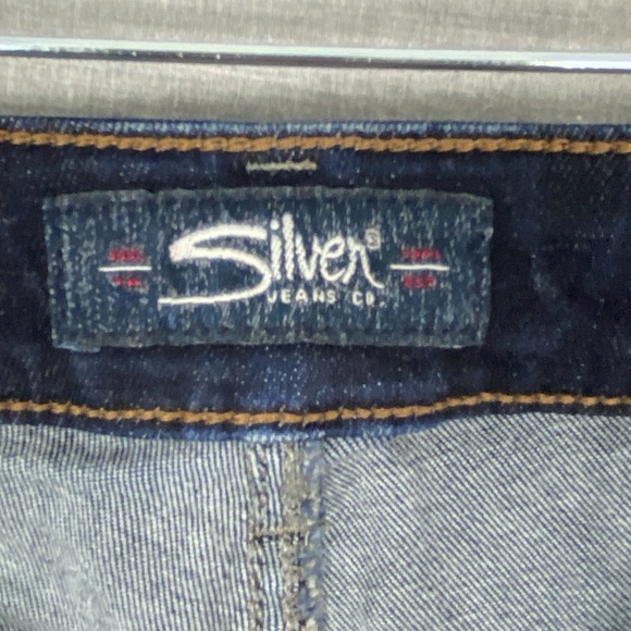 Silver Avery Capri Pants Denim Capris - Picture 4 of 10